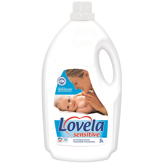 Lovela Sensitive tekutý prací prostředek 5 l
