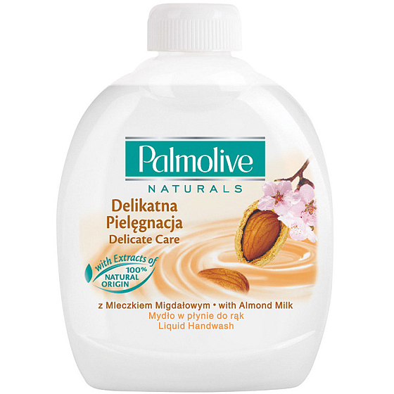 Palmolive Naturals Delicate Care Almond Milk tekuté mýdlo náhradní náplň 300 ml