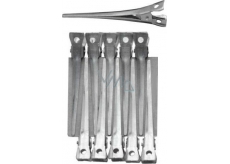 Duko Betky Spona do vlasów aluminiowa srebrna 10 sztuk 002