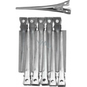 Duko Betky Spona do vlasów aluminiowa srebrna 10 sztuk 002