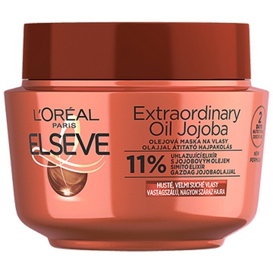 Loreal Paris Elseve Extraordinary Oil Jojoba wielofunkcyjna maska do bardzo suchych włosów 300 ml