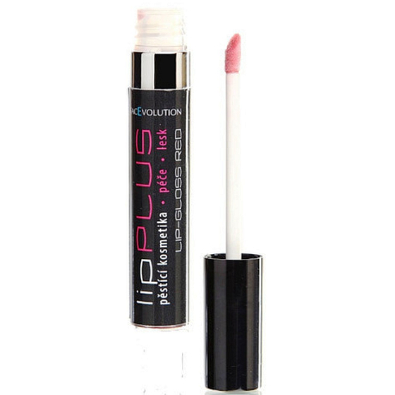 FacEvolution LipPlus Red Lesk na rty vyživující, vyhlazující, hydratační Malinový odstín 5 ml