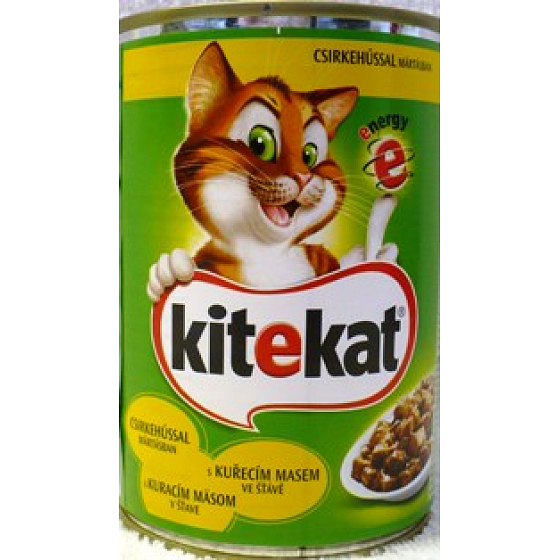 Kitekat s kuřecím masem ve šťávě 400 g