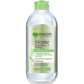 Garnier Skin Naturals woda micelarna 3w1 do cery mieszanej i wrażliwej 400 ml