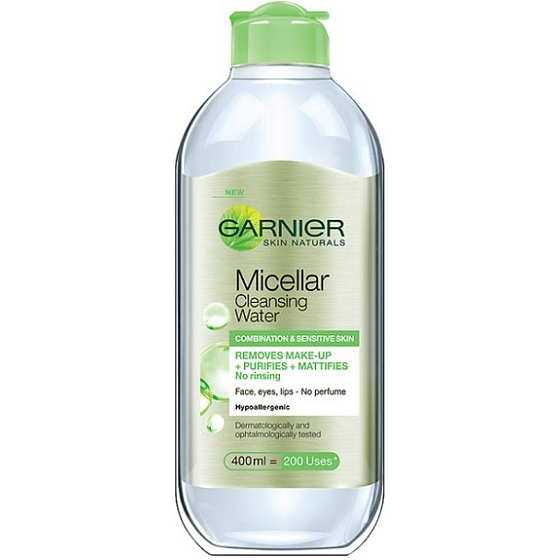 Garnier Skin Naturals woda micelarna 3w1 do cery mieszanej i wrażliwej 400 ml