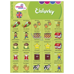 Ditipo Pexeso językowe Liczby angielski 297 x 222 mm