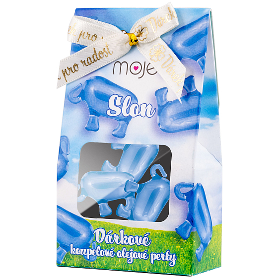 Moje Koupelové olejové perly Slon 3 kusy, dárkové balení