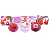 Bomb Cosmetics We Wish You a Rosy Christmas Cracker šumivý balistik do koupele 3 x 160 g, kosmetická sada