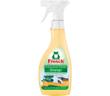 Frosch BIO Pomarańczowy multifunkcyjny środek czyszczący do błyszczących powierzchni z wnętrzem pomarańczy rozpylacz 500 ml