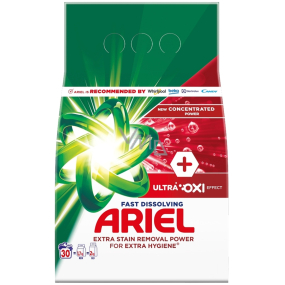 Ariel Ultra Oxi Effect proszek do prania do usuwania plam i dla ekstra higieny 30 dawek 1,65 kg