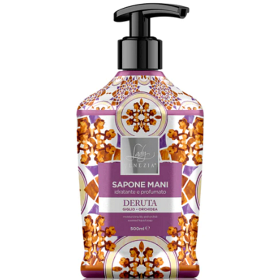 Lady Venezia Deruta Giglio & Orchid - Lilia i orchidea płynne mydło 500 ml dozownik