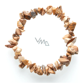 Jaspis obrazkowy elastyczny sekaný naturalny kamień 19 cm, kamień pozytywnej energii Jaspis obrazkowy elastyczny sekaný naturalny kamień 19 cm, kamień pozytywnej energii