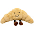 Albi Humorný plyšový polštář velký Croissant 25 x 50 cm