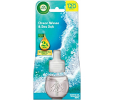 Air Wick Essential Oils Ocean Waves & Sea Salt - Ocean i sól morska, elektroniczny odświeżacz zapachowy uzupełnienie 19 ml