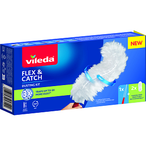 Vileda Flex & Catch ściereczka z krótkim uchwytem