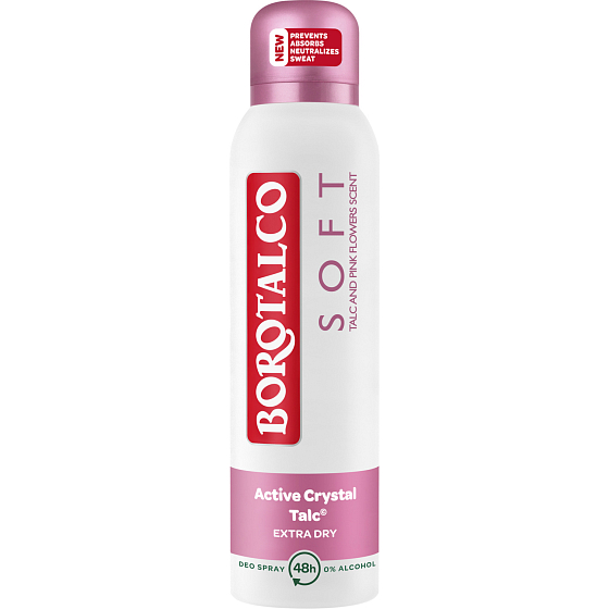 Borotalco Soft Deo spray dezodorant, 150 ml