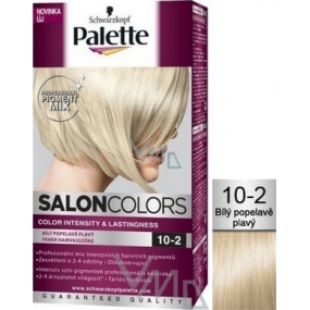 Schwarzkopf Palette Salon Colors barva na vlasy odstín 10-2 Bílá popelavě plavá Schwarzkopf Palette Salon Colors barva na vlasy odstín 10-2 Bílá popelavě plavá