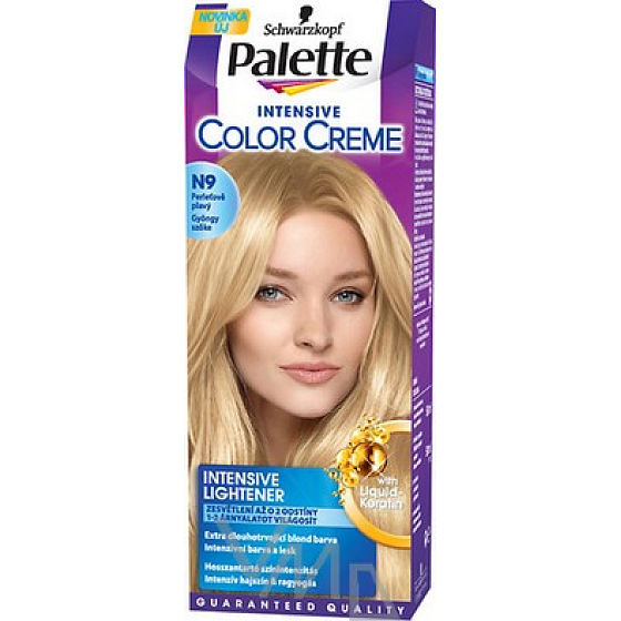 Schwarzkopf Palette Intensive Color Creme barva na vlasy odstín N9 Perleťově plavý