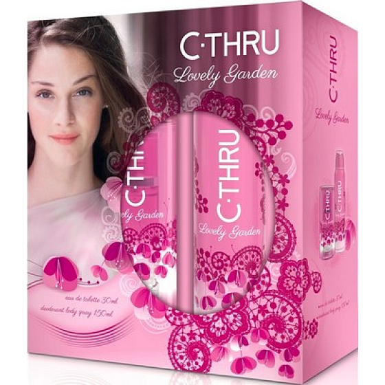 C-Thru Lovely Garden toaletní voda 30 ml + deodorant sprej 150 ml, dárková sada