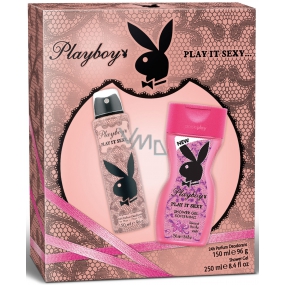 Playboy Play It Sexy deodorant sprej pro ženy 150 ml + sprchový gel 250 ml, dárková sada Playboy Play It Sexy deodorant sprej pro ženy 150 ml + sprchový gel 250 ml, dárková sada