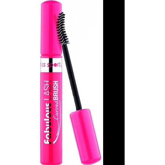Miss Sporty Fabulous Lash Curved Brush tusz 001 Czarny 8 ml