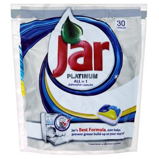Jar Platinum All in 1 Kapsle do automatické myčky nádobí 30 kusů