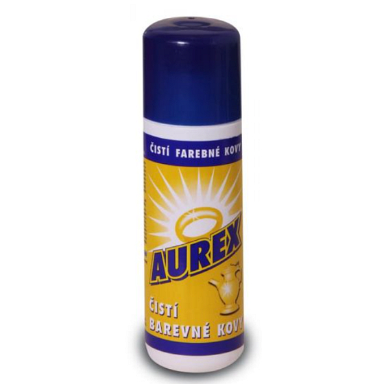 Aurex do czyszczenia kolorowych metali, złota, srebra, miedzi, mosiądzu, brązu 200 ml