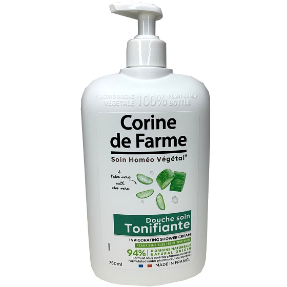 Corine de Farme Aloe Vera sprchový gel s dávkovačem 750 ml