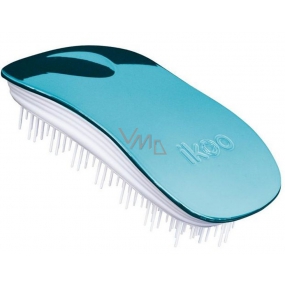 Ikoo Home Metallic Kartáč na vlasy podle čínské medicíny metalický tyrkysovo-bílý