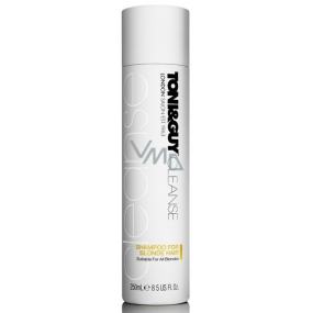 Toni&Guy Cleanse Blonde šampon na blond vlasy 250 ml Toni&Guy Cleanse Blonde šampon na blond vlasy 250 ml