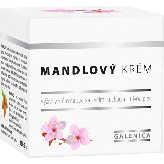 Generica Mandlový výživný krém na suchou, velmi suchou a citlivou pleť 50 g