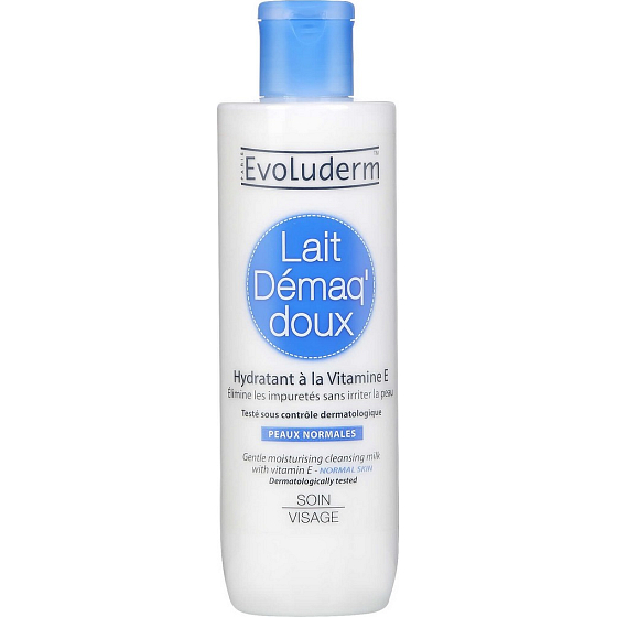 Evoluderm Gentle Remover make-up jemné odličovací mléko pro normální pokožku 250 ml
