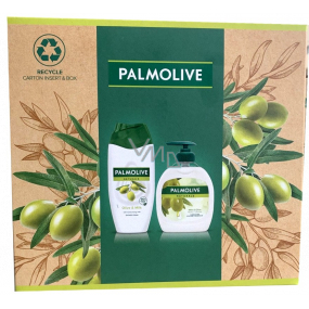 Palmolive Naturals Olive & Milk sprchový krém 250 ml + tekuté mýdlo 300 ml, kosmetická sada Palmolive Naturals Olive & Milk sprchový krém 250 ml + tekuté mýdlo 300 ml, kosmetická sada