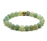 Chalcedon elastyczny bransoletka naturalny kamień, kulka 8 mm / 16 - 17 cm, kamień miłości, radości