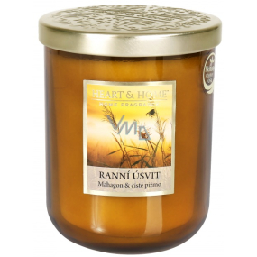 Heart & Home Ranní úsvit sojová vonná svíčka velká hoří až 75 hodin 320 g