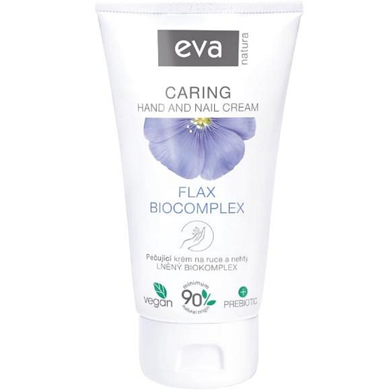 Eva Natura Flax Biokomplex nawilżający krem do rąk i paznokci z lnianym biokompleksem 75 ml