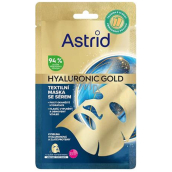 Astrid Hyaluronic Gold textilní maska vyhlazující 1 kus