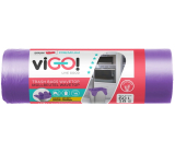 Vigo Odpadkový pytel fialový s vůní levandule 60 l, 10µ, 60 x 72 cm, 18 kusů