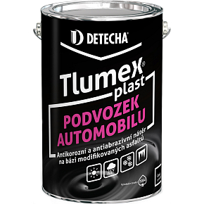 Tlumex Plast antykorozyjna farba do samochodów i podwozi, czarna, 4 kg Tlumex Plast antykorozyjna farba do samochodów i podwozi, czarna, 4 kg