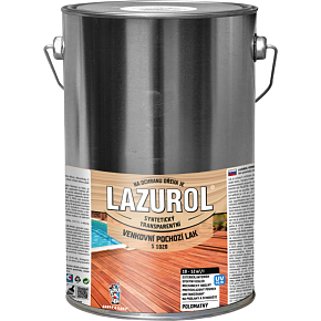Lazurol s1020 pochozí lak na dřevo polomat, bezbarvý, 4 l