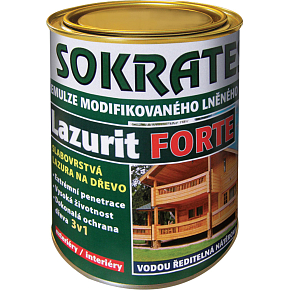 Sokrates Lazurit Forte lazura na dřevo, čirá, 2 kg