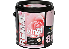 REMAL Vinyl Color mat farba do wnętrz, 810 łososiowy róż, 3,2 kg