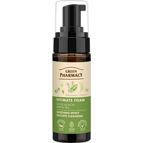Green Pharmacy Piana do higieny intymnej z akacją i herbatą, 150 ml