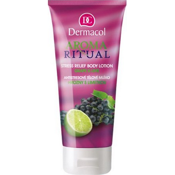 Dermacol Aroma Ritual Hrozny s limetkou Antistresový tělové mléko 200 ml