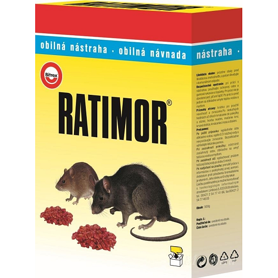 Ratimor obilná nástraha na hlodavce 600 g