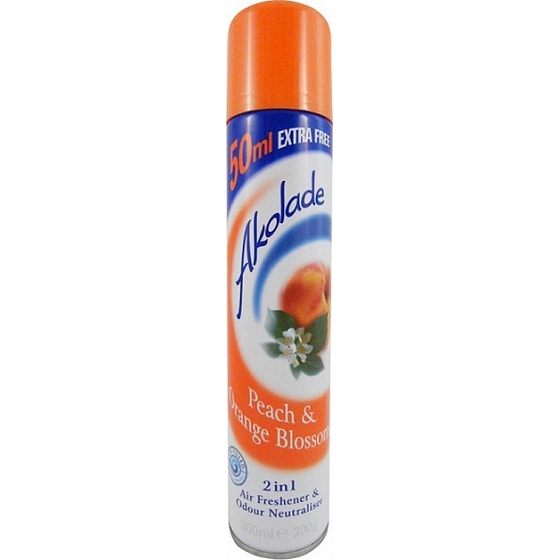 Akolade Peach & Orange Blossom 2v1 osvěžovač vzduchu 300 ml