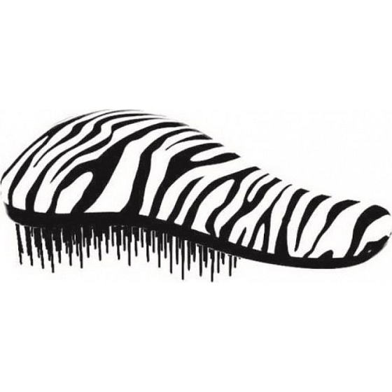 Dtangler Detangling Brush Kartáč pro snadné rozčesání vlasů 18,5 cm bílo-černý