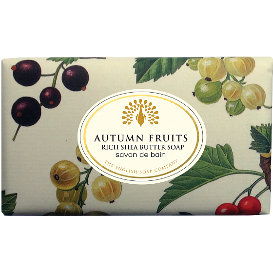 English Soap Jesienne owoce naturalne perfumowane mydło z masłem shea 190 g
