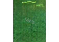 Nekupto Torba prezentowa hologram 32 x 26 x 13 cm Świąteczna, zielona 050 50 THL