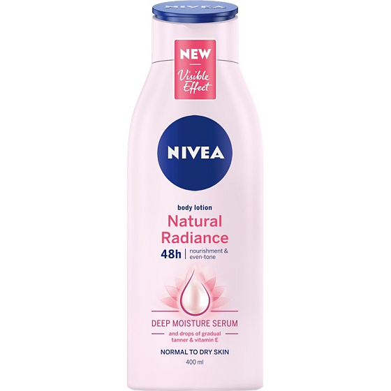 Nivea Natural Radiance tělové mléko pro normální až suchou pokožku 400 ml